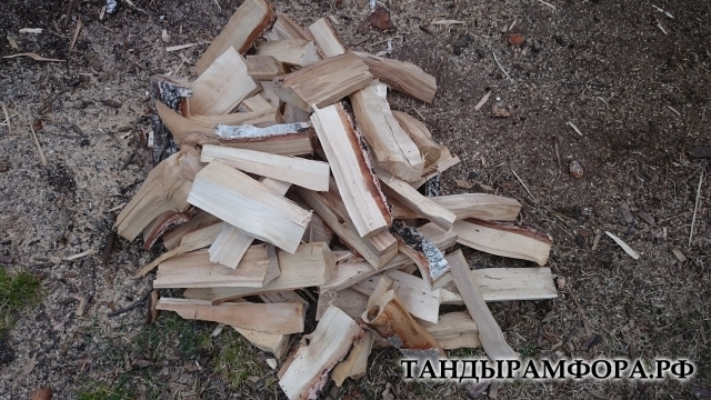 Идеальные дрова для растопки небольших тандыров.